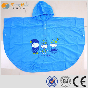 SUNNYHOPE PVC hooded child raincoats